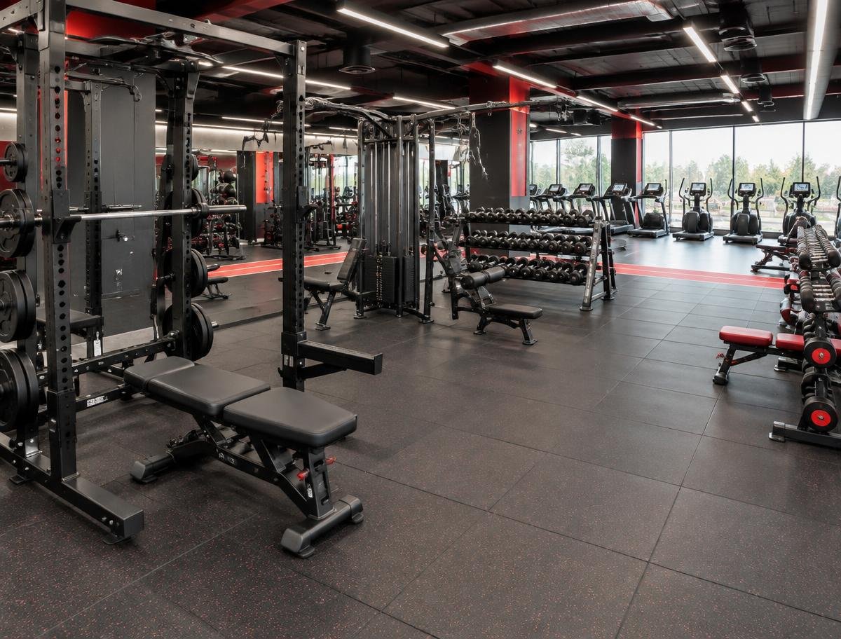 Workout Floor placeholder pending verified MD Fitness photography
